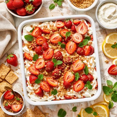 Image of Special Strawberry Dessert