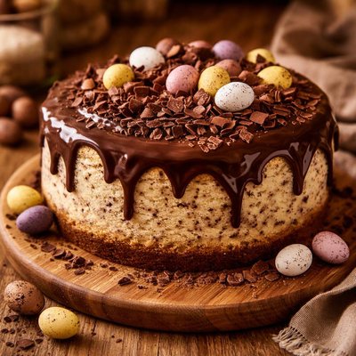 Image of Speckled Chocolate Cake with Ganache