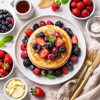 Image of Spectacular Berry Pancakes