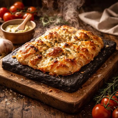 Image of Speedy Bread on Hot Stone