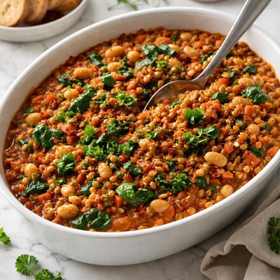 Image of Speedy Lentil Bean Casserole