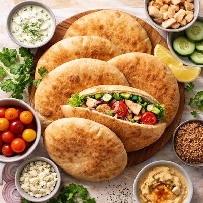 Image of Spelt Pita Bread