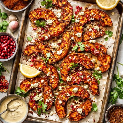 Image of Spice Crusted Roasted Butternut Squash