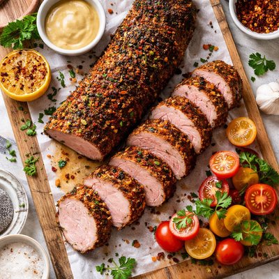 Image of Spice Encrusted Pork Tenderloin