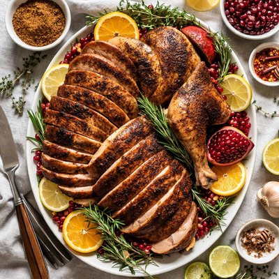 Image of Spice Rubbed Smoked Turkey