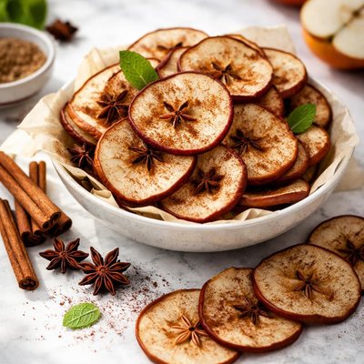 Image of Spiced Apple Slices Apple Chips