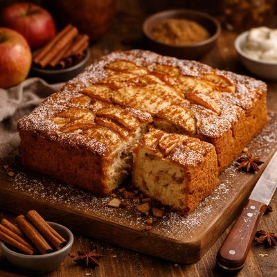 Image of Spiced Apple Sponge