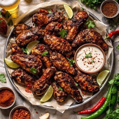 Image of Spiced Bat Wings Chicken Wings