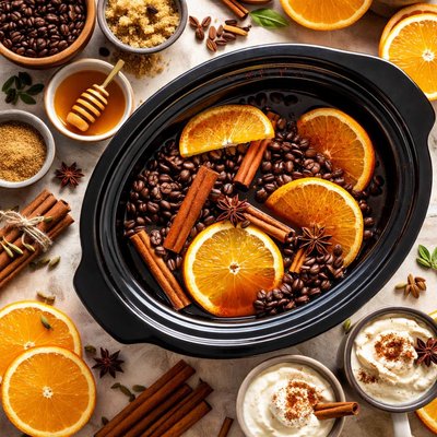 Image of Spiced Coffee in the Slow Cooker