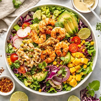 Image of Spiced Crab and Shrimp Salad