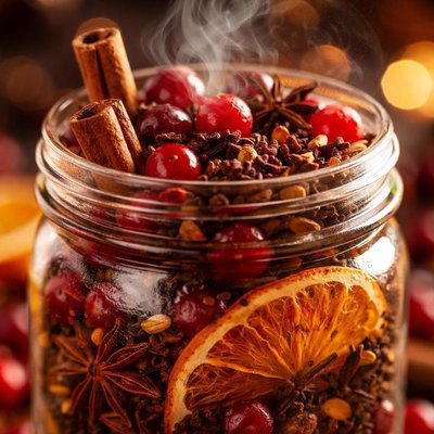 Image of Spiced Cranberry Cider Jar Mix