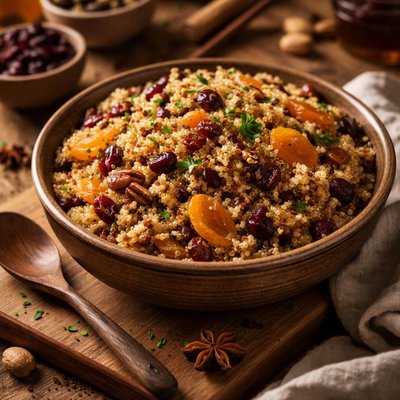 Image of Spiced Dried Fruit Quinoa