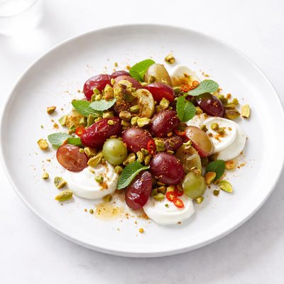 Image of Spiced Grape and Yogurt Salad