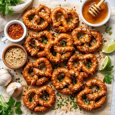 Image of Spiced Honey Pretzels