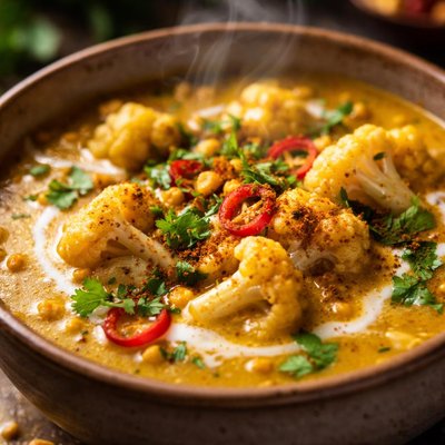 Image of Spiced Indian Cauliflower Soup