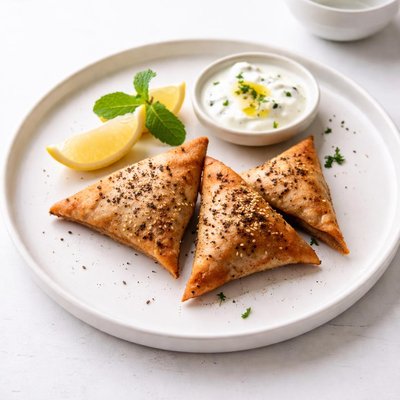 Image of Spiced Lamb Triangles
