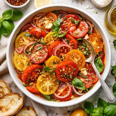 Image of Spiced Marinated Tomatoes