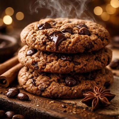 Image of Spiced Mocha Chip Cookies