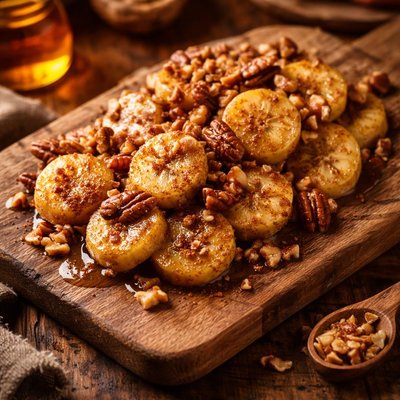 Image of Spiced Nutty Bananas
