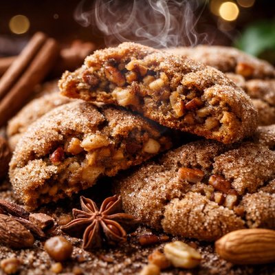 Image of Spiced Nutty Cookie Crackle