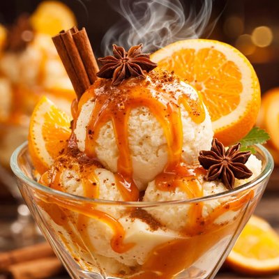 Image of Spiced Orange Sundaes