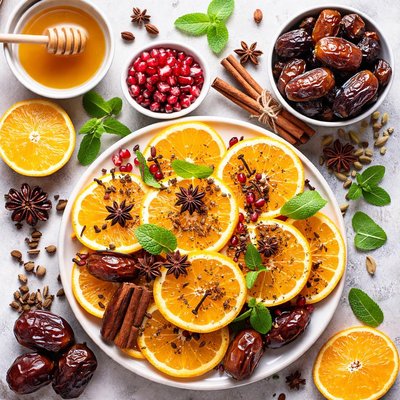 Image of Spiced Oranges and Dates