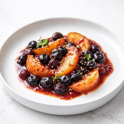 Image of Spiced Peach and Blueberry Jam