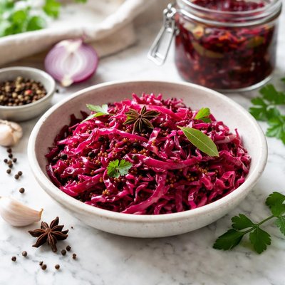 Image of Spiced Pickled Red Cabbage