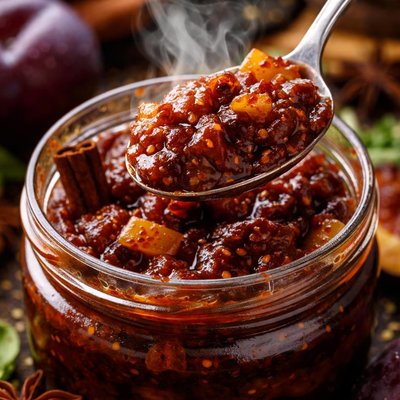 Image of Spiced Plum Chutney