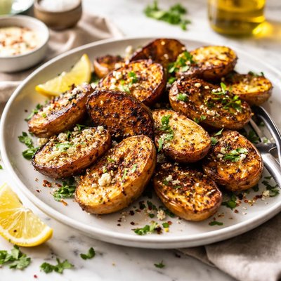 Image of Spiced Potatoes on the Grill