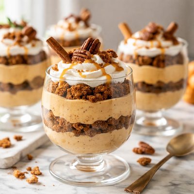 Image of Spiced Pumpkin Mousse Trifle