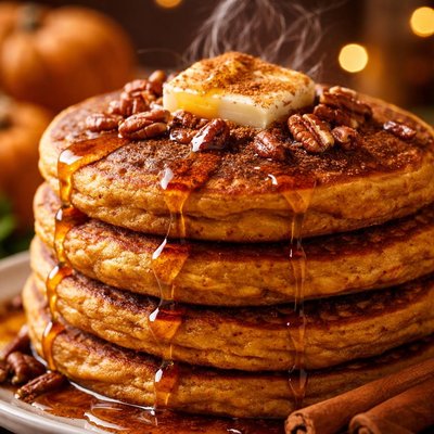 Image of Spiced Pumpkin Pancakes