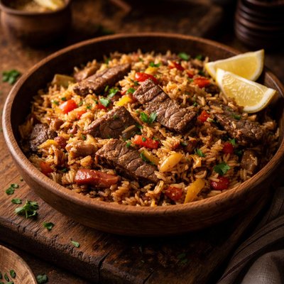 Image of Spiced Sirloin Rice Teta Rice