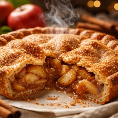 Image of Spiced Sugar Apple Pie Light