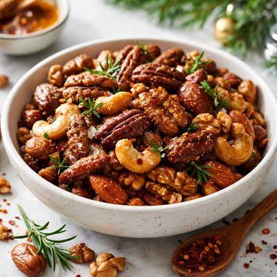Image of Spicy and Sweet Holiday Nuts