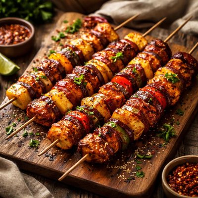 Image of Spicy and Sweet Kebabs