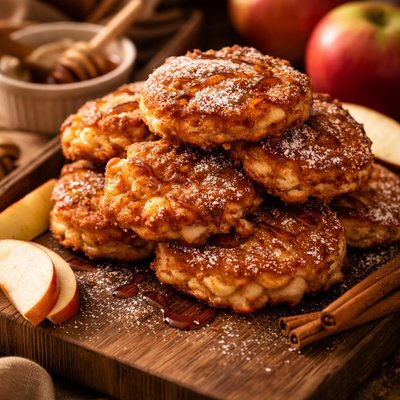 Image of Spicy Apple Pancake Fritters