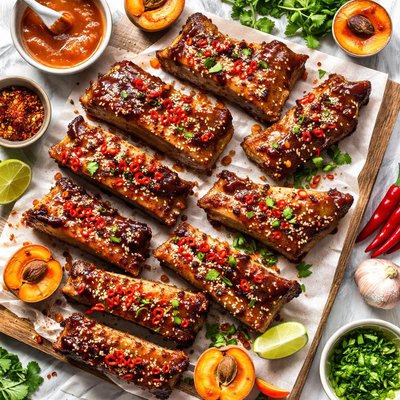Image of Spicy Apricot Ribs