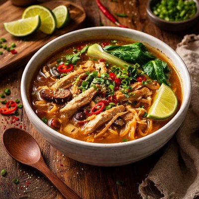 Image of Spicy Asian Chicken Soup