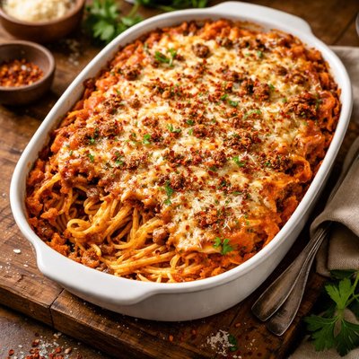 Image of Spicy Baked Spaghetti