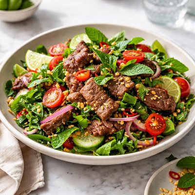Image of Spicy Basil Beef Salad
