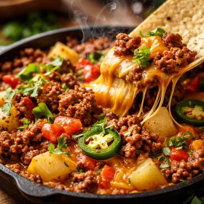 Image of Spicy Beef Cheese Potato Entree Dip