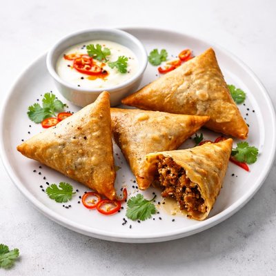Image of Spicy Beef Samosas