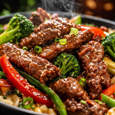 Image of Soy-Free Spicy Beef Stir-Fry