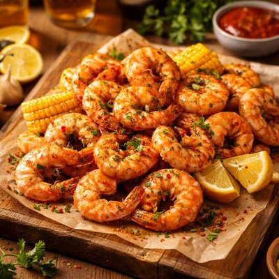 Image of Spicy Beer Boiled Shrimp