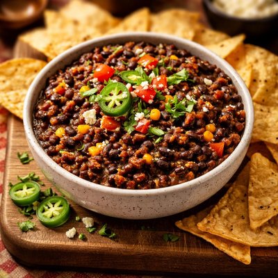 Image of Spicy Black Bean Dip