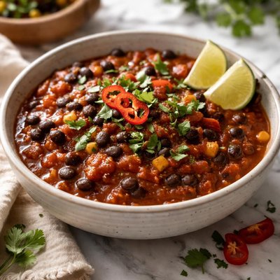 Image of Spicy Black Bean Tomato Sauce
