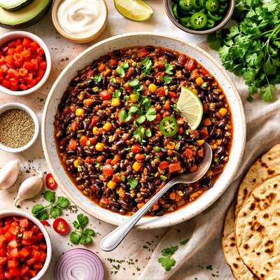 Image of Spicy Black Beans