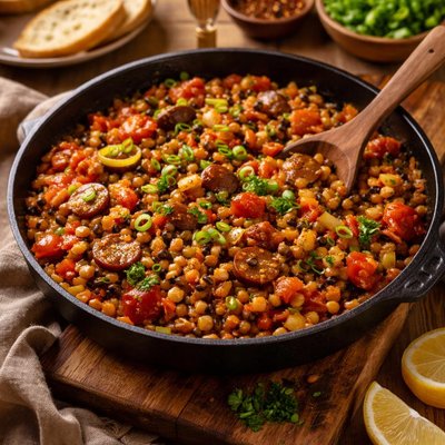 Image of Spicy Black Eyed Pea Skillet