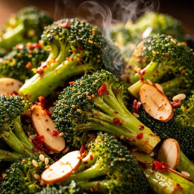Image of Spicy Broccoli with Almonds